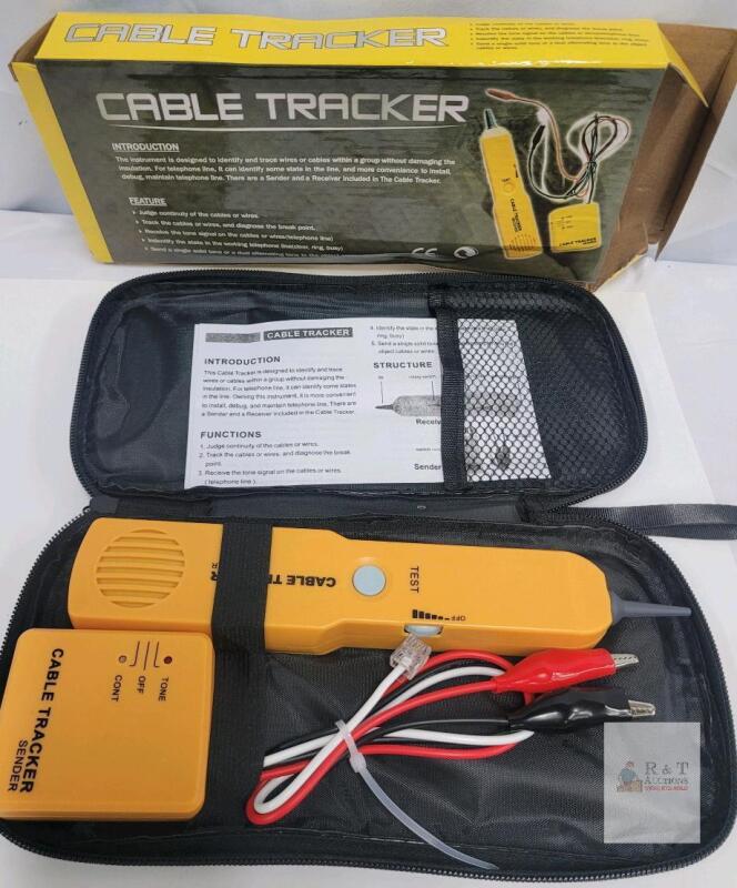 Cable Tracker Circuit Tester 3.0-ccca Kit, Tone Generator & Probe, CE Certified, Carry Case,