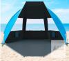 Gorich Beach Tent Shelter, Blue, Fits 3-4 People, UPF 50+, 3 Mesh Windows, Carry Bag new