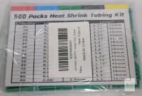 ASHINER 580PCS Green Heat Shrink Tubing Kit, Polyolefin, Assorted Sizes, Organizer Case, 2:1 Ratio
