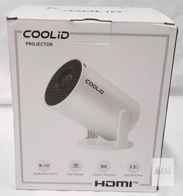 COOLiD HY300 PRO Home Theater Projector, 160 ANSI Lumens, 720p HD, 40"&ndash;200" Projection