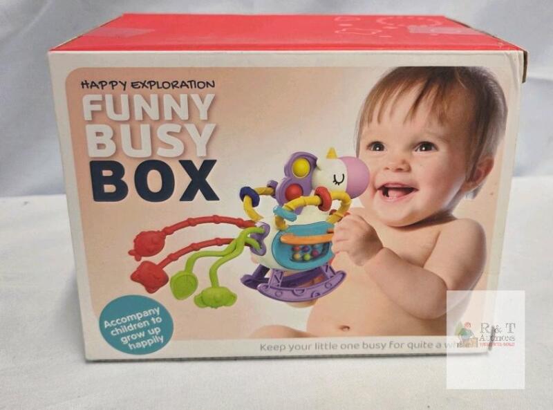 Montessori Busy Box Activity Toy BY208 &ndash; MOONTOY, Multi-Activity, Ages 12m+, Original Box
