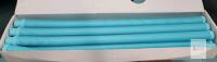 Light Blue Flexible Pool Vacuum Hose Set, 12 Pieces, 39" Each, 1.5" Diameter