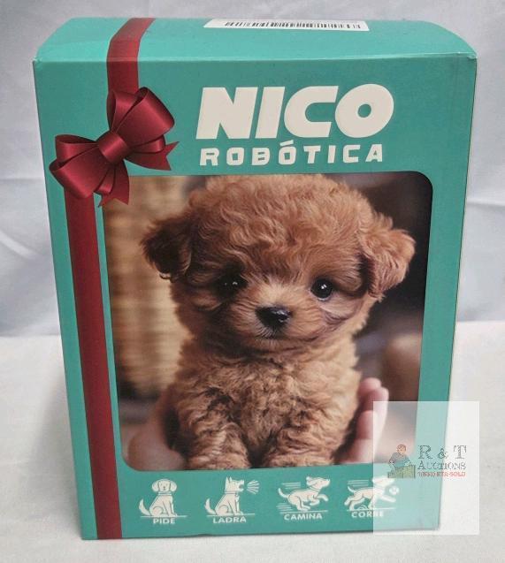 Nico Rob&oacute;tica 2025 AI Robot Dog - Interactive Robotic Puppy with Barking, Walking, and Tail Wagging