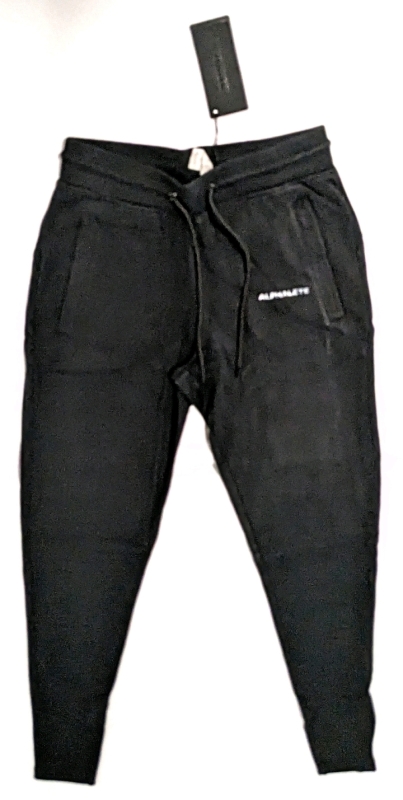 New ALPHALETE Women's Large Essential Core Jogger (Black)