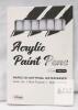 CCOCC Acrylic Paint Pens 8-Pack, 0.7mm Extra Fine Tip, Black Ink, Multi-Surface Use