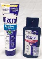 Nizoral 2% Ketoconazole Shampoo 200mL & Conditioner 278mL, Exp 2028, Lot# B6T5477YD/B6JZ6BBP5 99% full open bottles