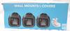 3-Pack Wall Mounts & Protective Housings for Blink Outdoor (3rd Gen) & XT2 Cameras