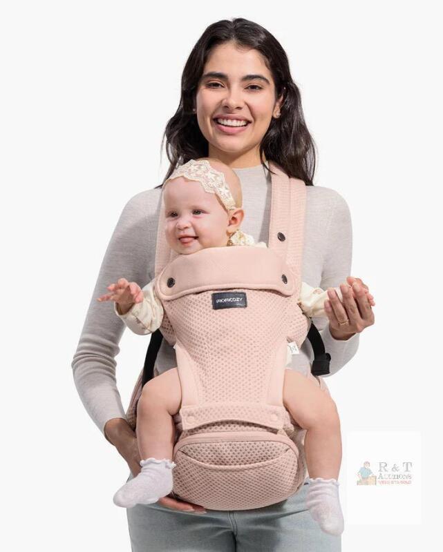 Momcozy Wander360 Hip Seat Baby Carrier, 6 Carrying Positions, Up to 44 lbs Capacity