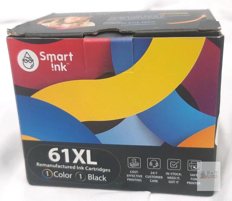 Smart Ink 61XL Remanufactured Ink Cartridges &ndash; Black & Tri-Color, High Yield, Compatible
