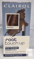 Clairol Root Touch Up 3-in-1 Powder Medium Brown Temporary Hair and Brow Concealer Kit 2.1g