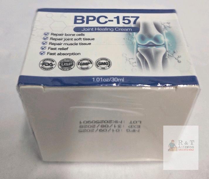 BPC-157 Joint Healing Cream 1.01oz (30ml) | Peptide Therapy | Lot MK20250901 | Exp 2028