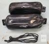 Bakl Boat Fenders,30"", Black, Set of 2 with Ropes
