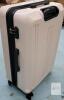 White Hardshell Rolling Suitcase, Approx. 28.5" x 19.5" x 12", 4 Spinner Wheels, TSA Lock - 2