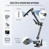 New NEEWER 21" Magic Arm Camera Mount with Super Clamp, Overhead Desk Mount with 360&deg; Dual Ball Head, 1/4" 3/8" 5/8" Stud Adapter for PA073 PA074 Phone Cage Rig DSLR Camera Monitor Video Light, UA018 - 2