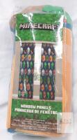 Minecraft Window Panels, 2 Panels with Tie-backs, 42x84 in Each, 100% Polyester, Mojang, TR16-0172