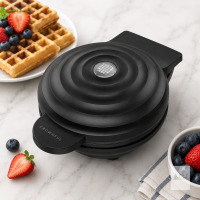 Home CROWNFUL 4 Inches Mini Waffle Ma... CROWNFUL 4 Inches Mini Waffle Maker, Black