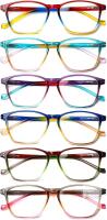 NEW 1.5X JOSCHOO Ladies Reading Glasses Blue Light Blocking Spring Hinge Fashion Pattern Print Eyeglasses for Women Men