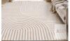 New - Non-Slip , 6ft&times;9ft Modern Geometric Area Rug, Beige/Cream with Light Brown Accents