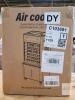 Portable Evaporative Air Cooler with Remote, 7L Tank, 3 Speeds, Ice Packs, Wheels - 5