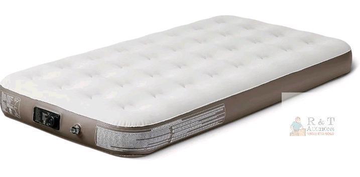 NEW Twin Inflatable Air Mattress with Built-in Electric Pump and Carry Bag