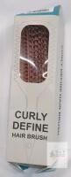 Curly Define Hair Brush, Ergonomic Handle, Gentle Nylon Bristles, For Curly & Thick Hair, Rose