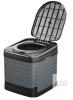 Portable Camping Toilet, Stackable Flat WC, High-Impact Plastic, Serial MX-HHZDMT-BG,