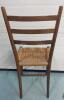 Woven Seated Chair With Ladderback Style Back - 3