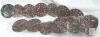 Brown PU Women Western Belt, Metal Concho Eyelet Design, 41" Length, Model YC8352A, X004A7E01B