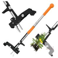 Digtokore WPT-1M Long-Handled Weed Puller, Stand Up Design, Ergonomic Grip, Metal Claws