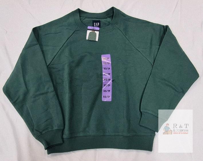 New Size XS Women's GAP Cotton Blend Crewneck Sweatshirt