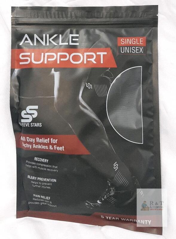 Sleeve Stars Compression Ankle Support Sleeve, Medium, Unisex, Single, 5 Year Warranty