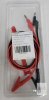 EDGELEC Alligator Clips to Banana Plug Test Leads, 14 AWG, 41.3 in, 2 Leads (Red & Black)