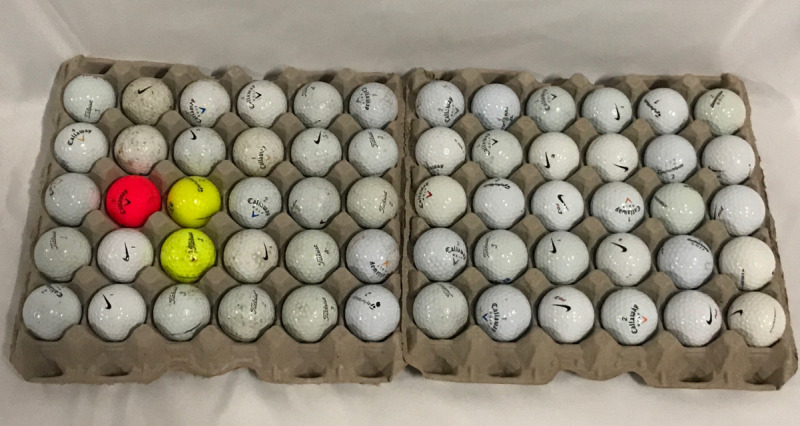 Lot of 60 Preowned Golf Balls