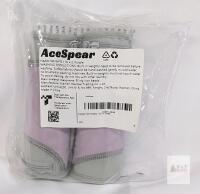 AceSpear Adjustable Hand/Wrist Weights, 1 lb Each, Purple, Pair