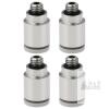 NEW OTOTEC 4-Pc Mini Push-In Pneumatic Fittings, QSM-M5-6-I / 153317, M5 x 6mm, 235-BD