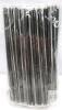 YAOSHENG Black Bendable Drinking Straws, 200-Pack, 10.2" Length, Individually Wrapped - 3