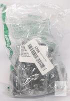 3.5" x 3.5" Matte Black Residential Door Hinges, 1/4" Radius, 6-Pack