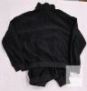 NEW JANPRINT Women's 2 Piece Black Lounge Set, Size Large, Half-Zip Pullover & Jogger Pants, - 3