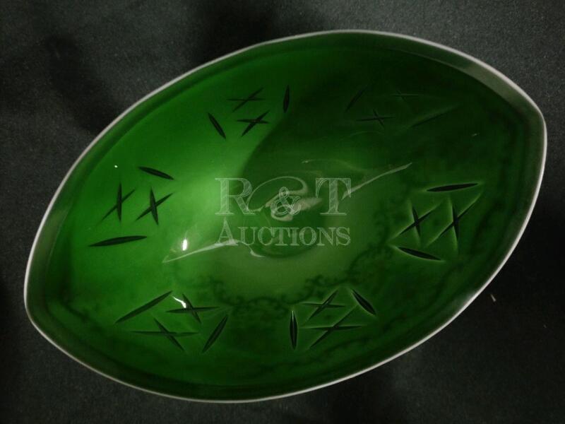 Vintage Bohemian Cut Crystal Candy Dish