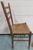 Woven Seated Chair With Ladderback Style Back - 4