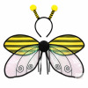 NEW ALIBBON Bumble Bee Costume Wings with Antenna Headband, Yellow & Black, Halloween/Cosplay