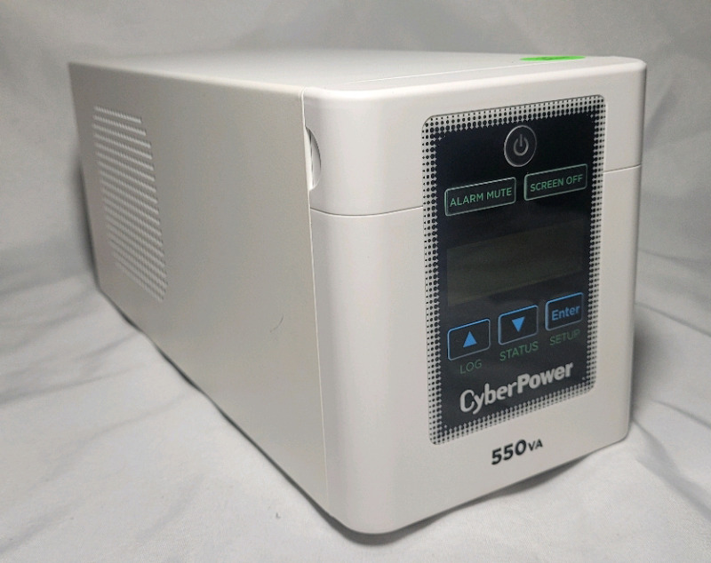 CyberPower M550L Medical-Grade UPS System, 550VA/440W, 4 Outlets, AVR