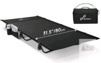 Sportneer FCC-07 Portable Camping Cot, 74.8"x31.5", Mesh Fabric, Folding W/Bag, 330 lbs Capacity