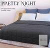 Pretty Night Weighted Blanket, 60x80 in, 12 lbs, Dark Grey, Glass Bead Fill, Polyester Shell - 2