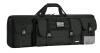 LASUK Tactical Double Rifle Case, 36" Black, 600D Nylon, MOLLE Webbing, Waterproof