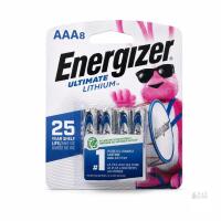 NEW 8 Energizer Ultimate Lithium AAA Batteries 1.5V Leak Proof, 25 Yr Shelf, Extreme Temp