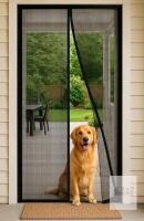 Magnetic Screen Door SD3482, 34"x82", Fits 32"x80" Door, Black, Magnetic Closure