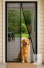 Magnetic Screen Door SD3482, 34"x82", Fits 32"x80" Door, Black, Magnetic Closure