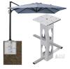 Dolibest Heavy Duty In-Ground Umbrella Base, Universal Steel Rustproof Stand