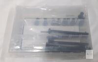 Black Furniture Connector Bolt Set for Bed, mts250326xt009071, 8 Piece,